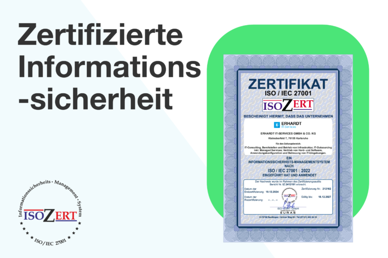 Erhardt IT-Services_ISO 27001 Zertifikat