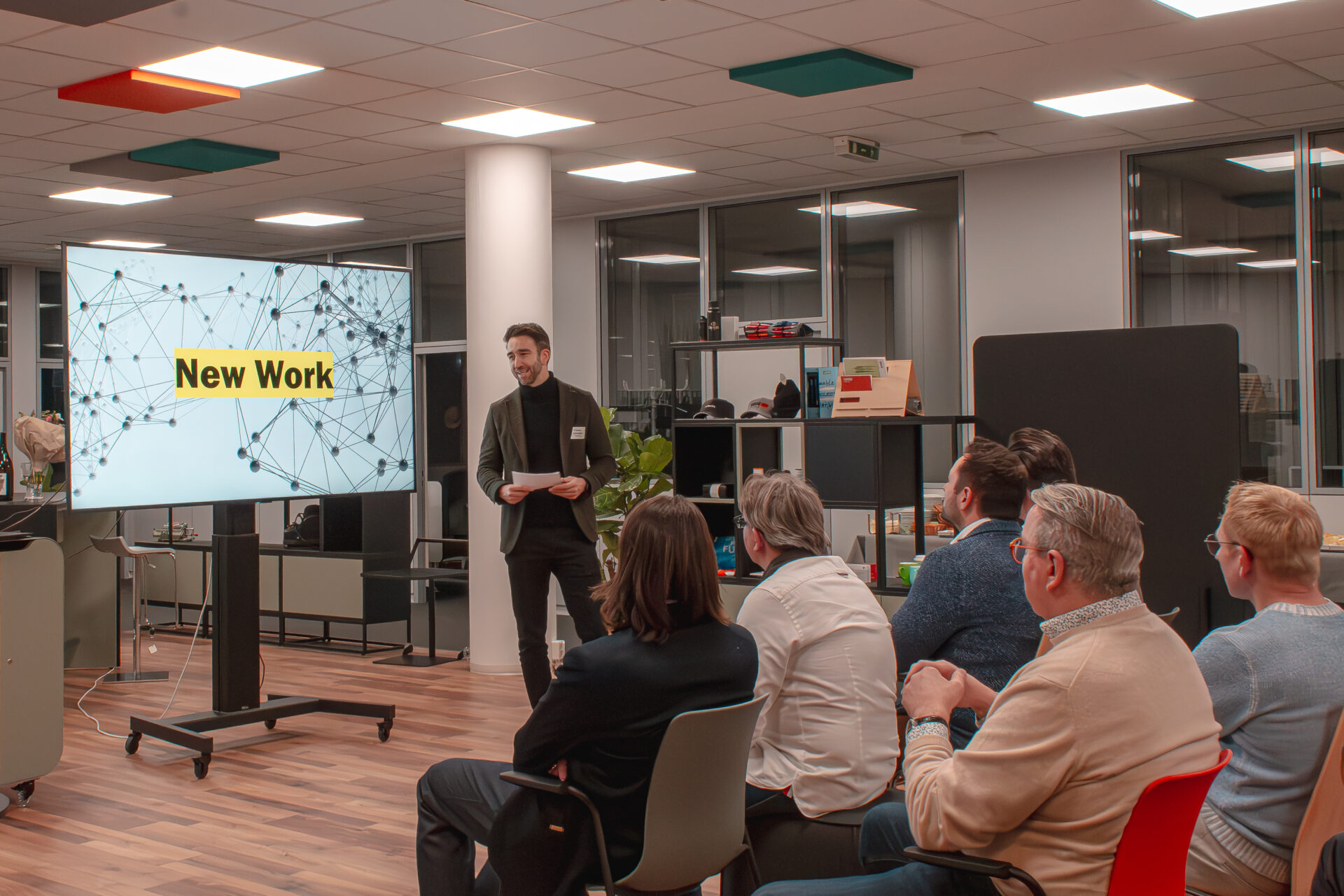 New Work New Wine 2026_Afterwork Event Karlsruhe_Johanna Bath Erik Pfannmöller Katrin Wind_Florian Calmbach